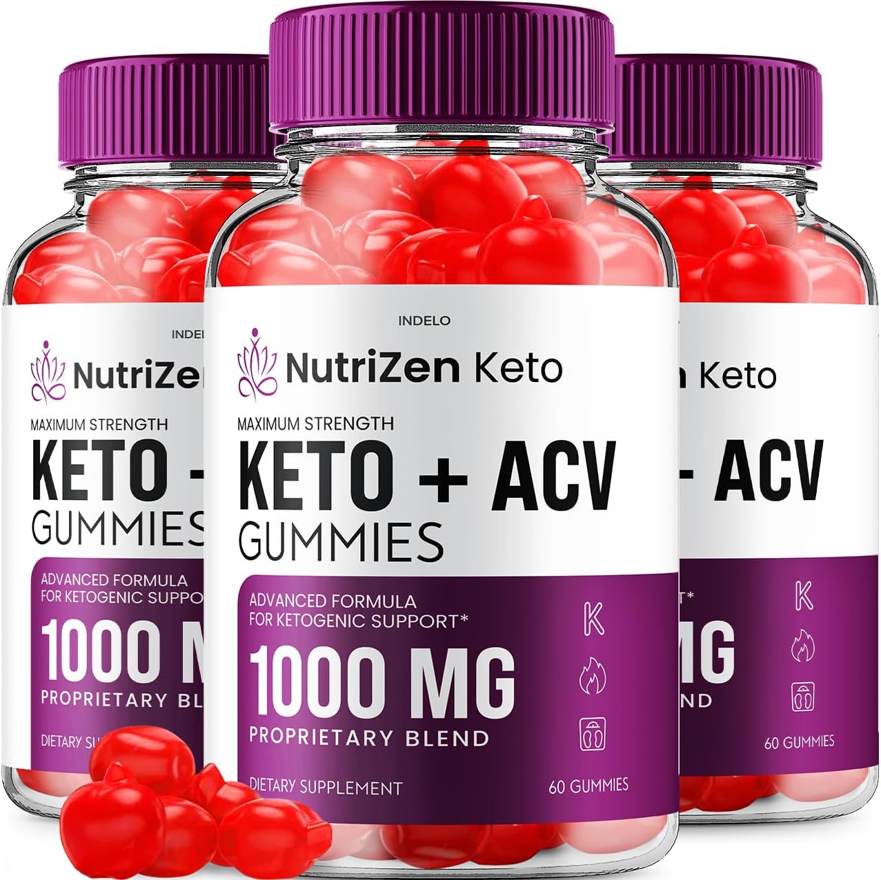 nutrizen keto acv gummies 525 mg