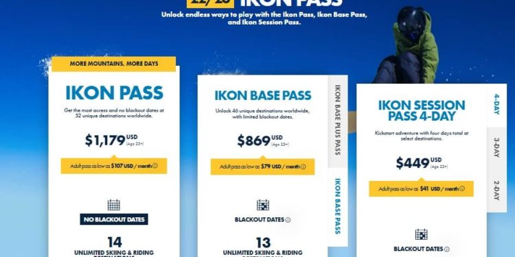 ikon pass deal