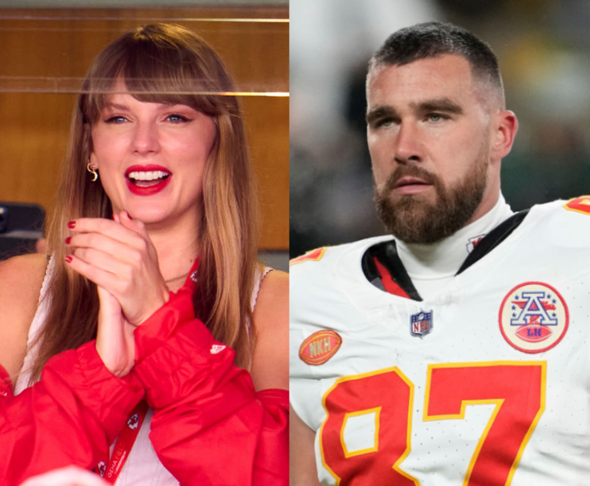 travis kelce message to taylor swift