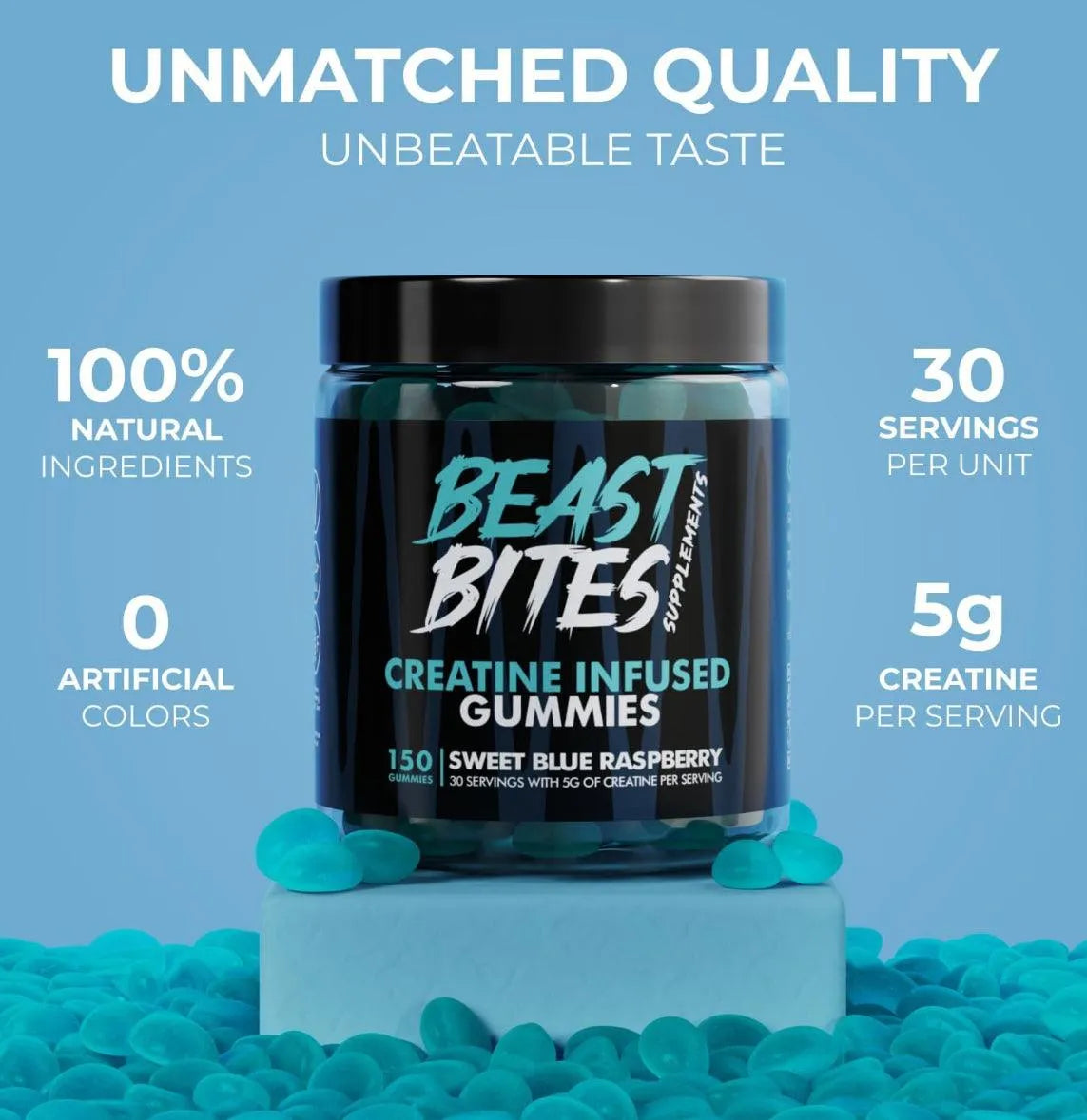 beast bites creatine gummies