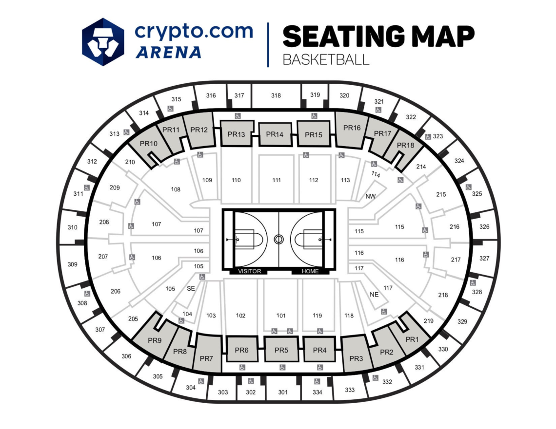 crypto arena seat view