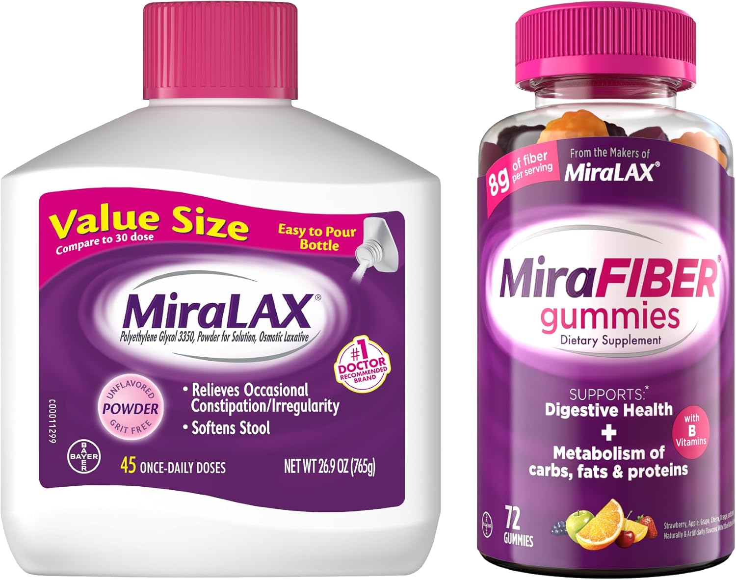 miralax fiber gummies