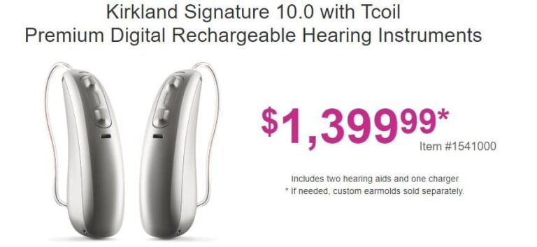 costco hearing aids pricing