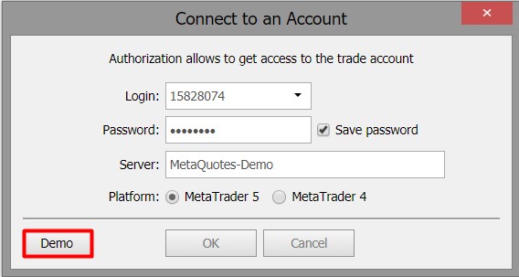 how to open a free mt5 demo account for crypto