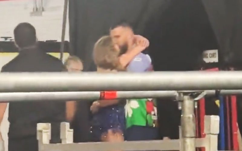 travis kelce kissed taylor swift after an amsterdam concert.