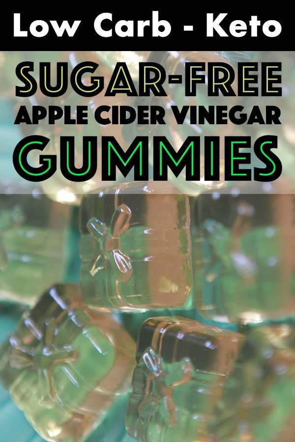 Low-carb apple cider vinegar gummies