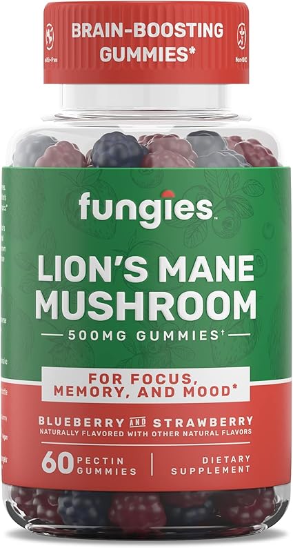 lions mane mushroom gummies