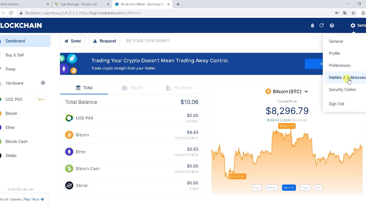 what happens after crypto wallet signs signature