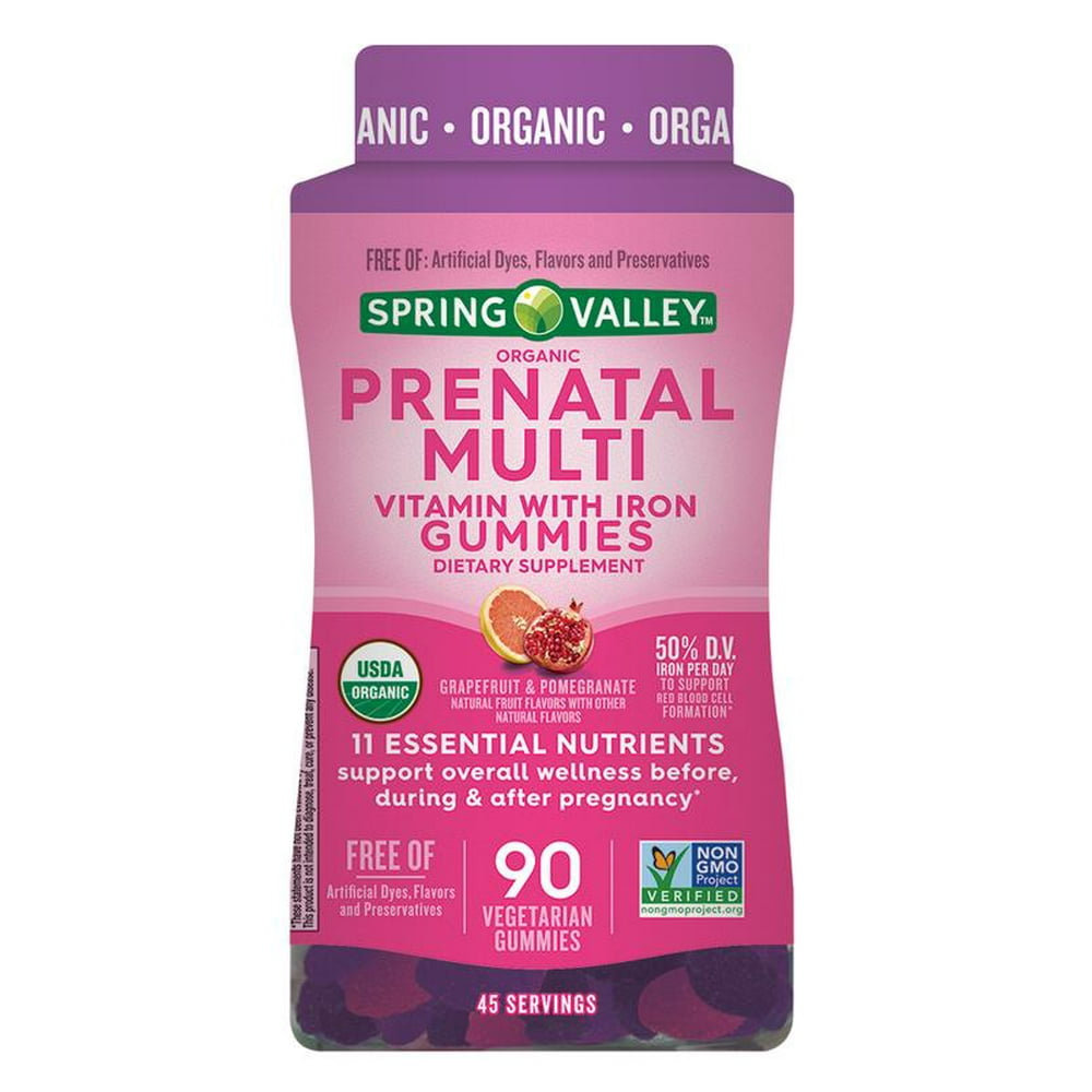 iron in prenatal gummies