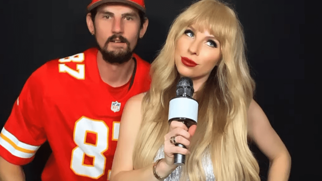 travis kelce and taylor swift halloween costume