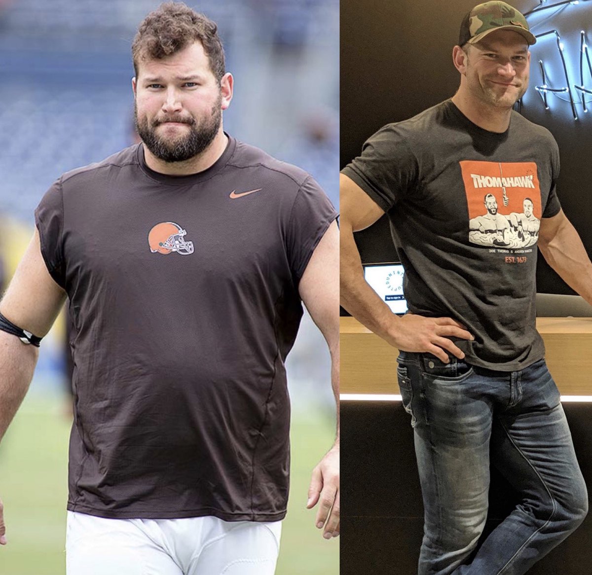 joe thomas weight loss