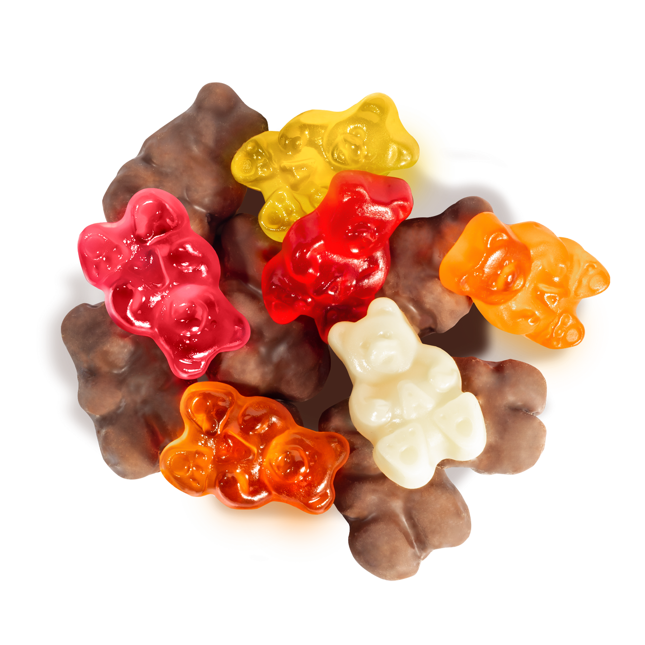 milk chocolate gummy bears