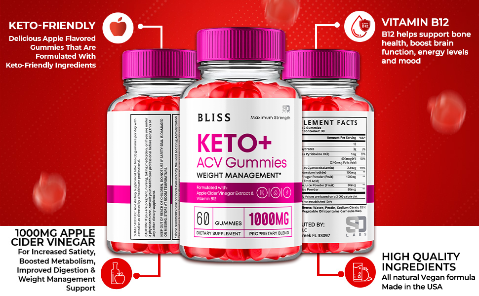 bliss keto acv gummies amazon