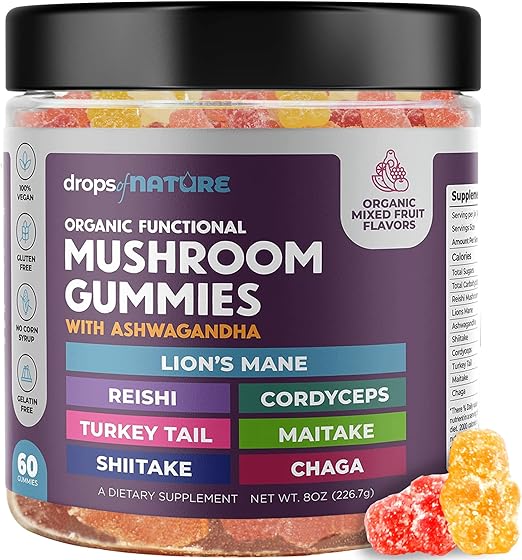 lions mane mushroom gummies
