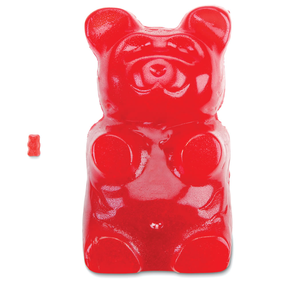 oversized gummy bear