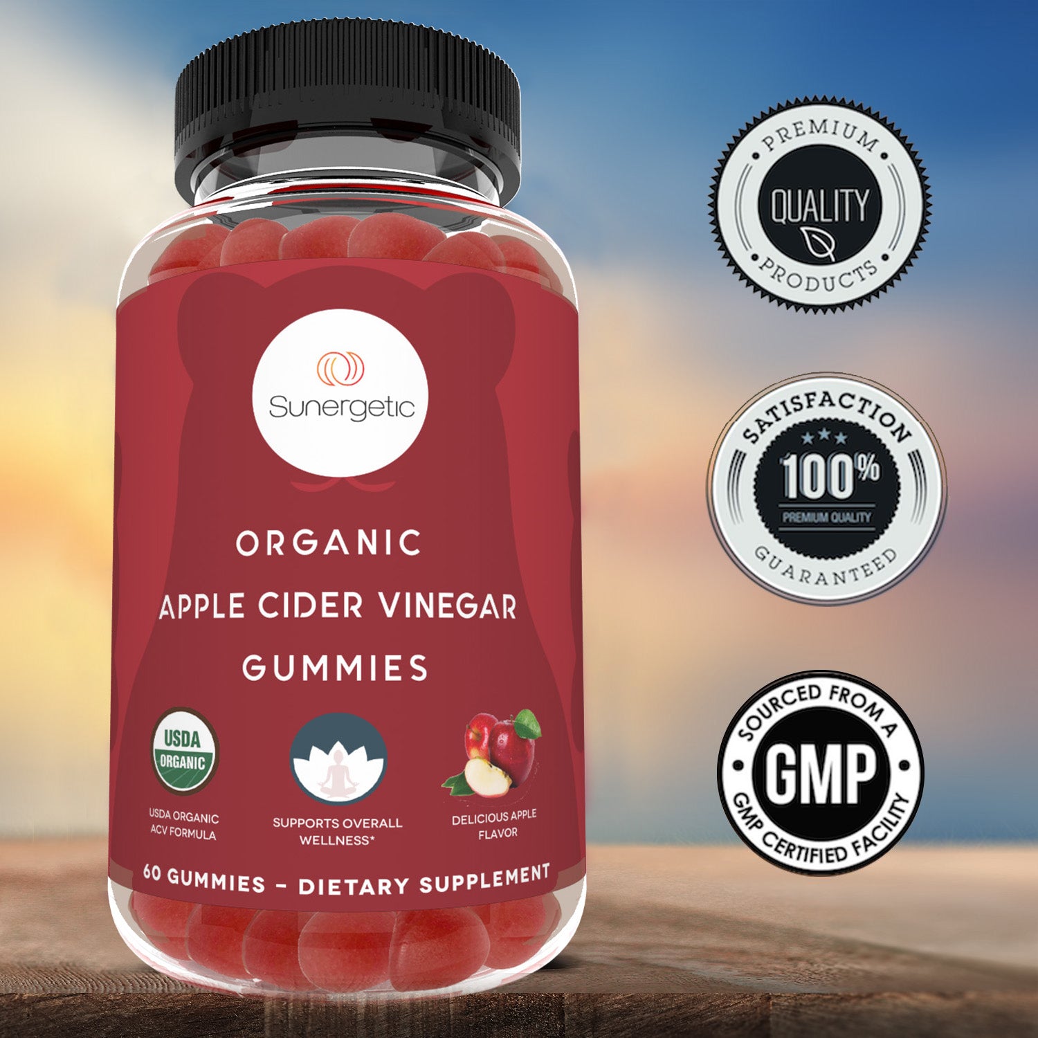 Organic apple cider vinegar gummies