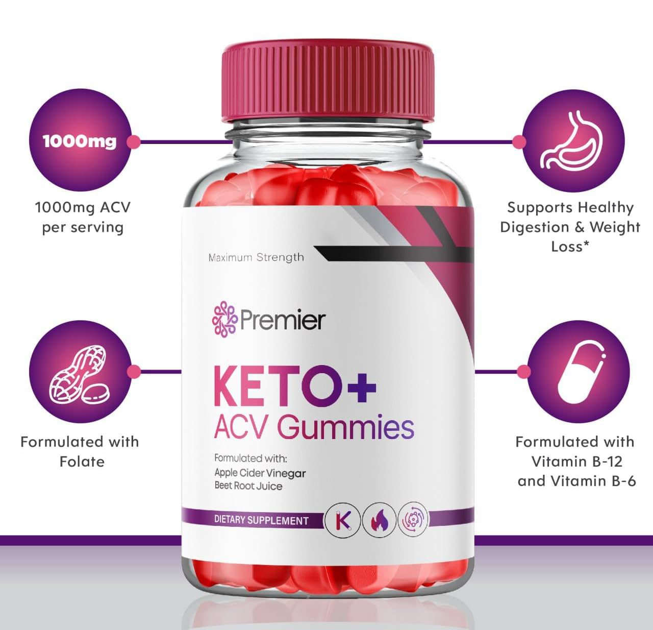 Premier Keto ACV Gummies: A fusion of health and deliciousness