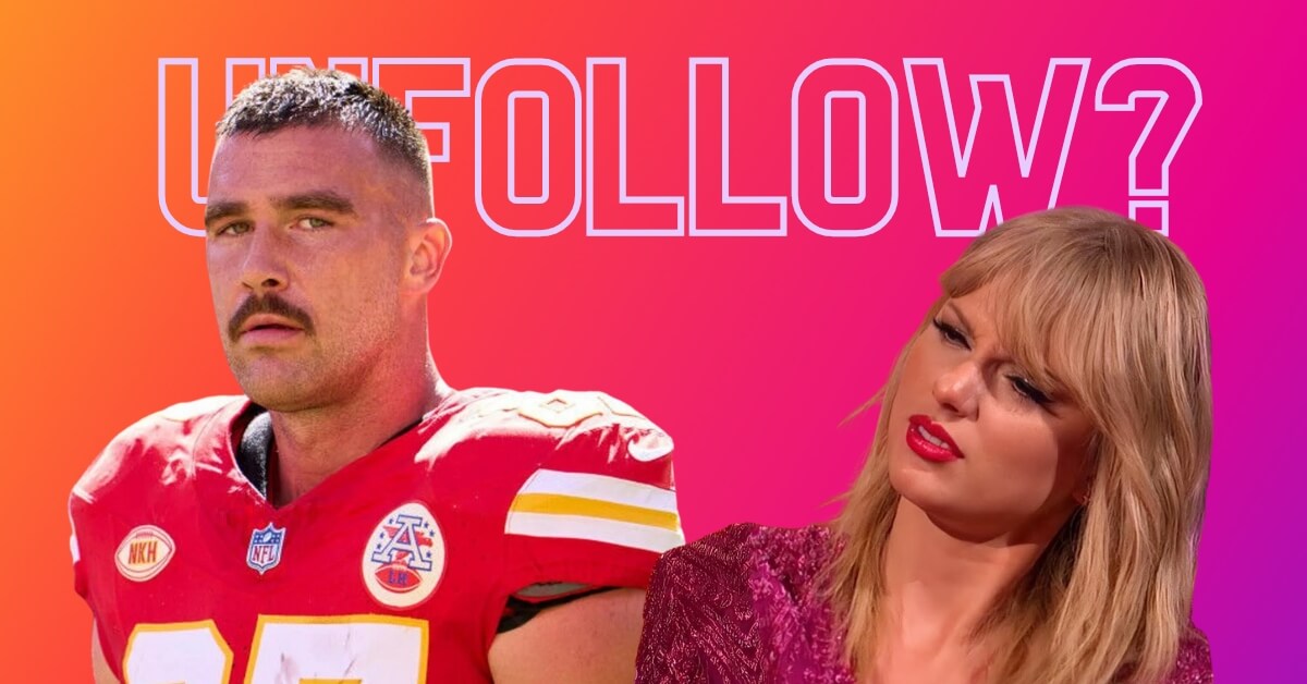 travis kelce unfollows taylor swift