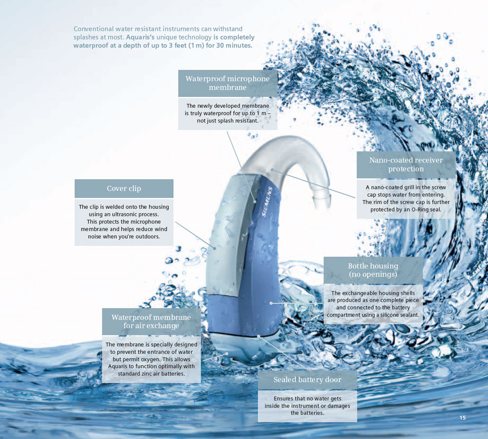 waterproof hearing aids