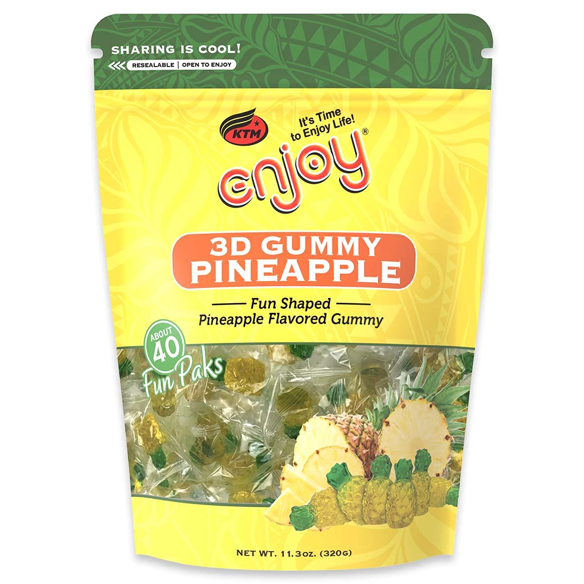 3d gummy pineapple