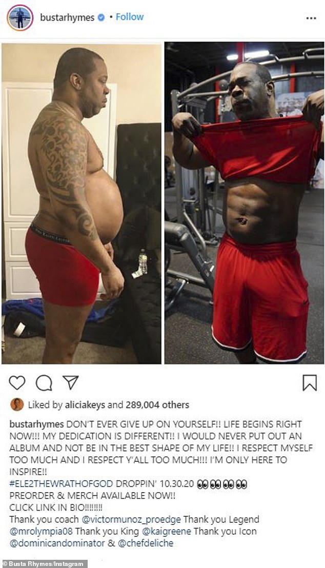 busta rhymes weight loss