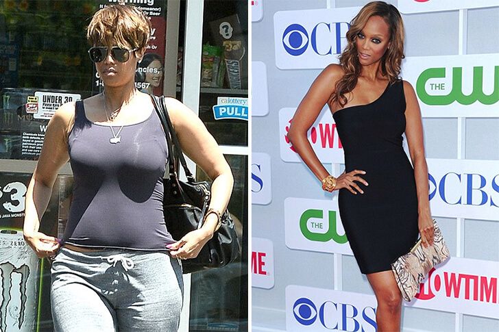 tyra banks weight #cleaneating