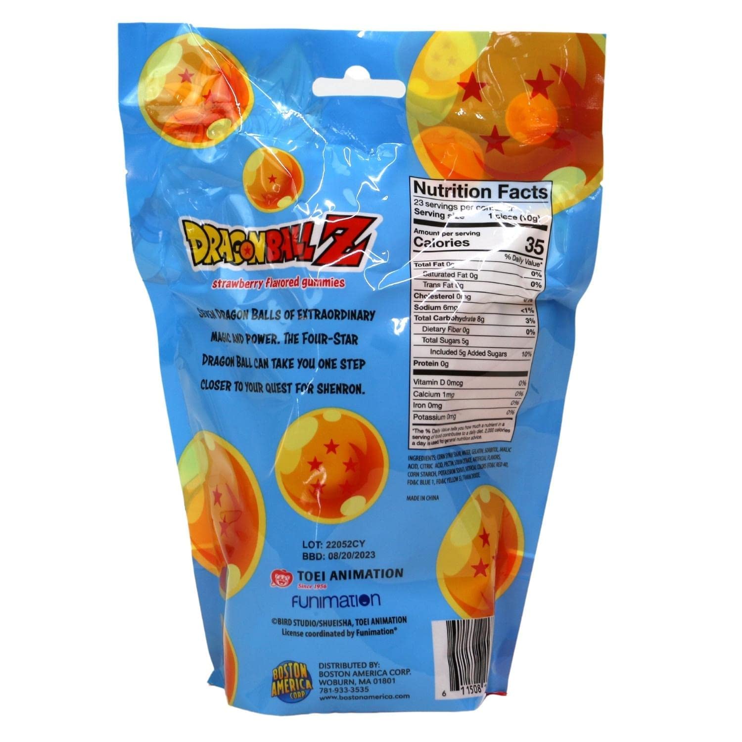 dragon ball gummy