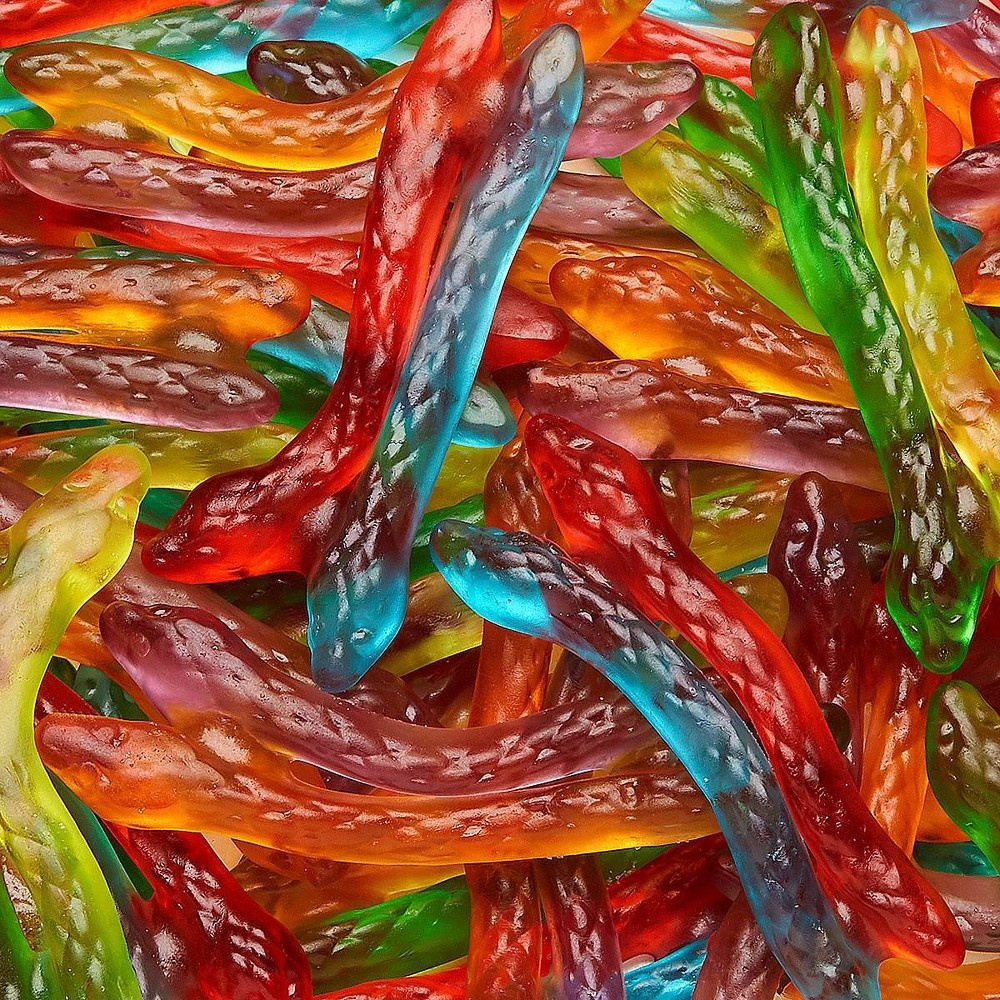 gummy snakes