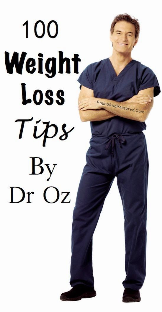 dr oz and weight loss