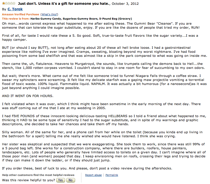 haribo gummy bears amazon reviews