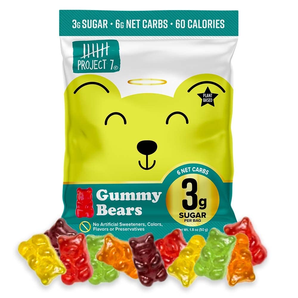 low sugar gummy bears