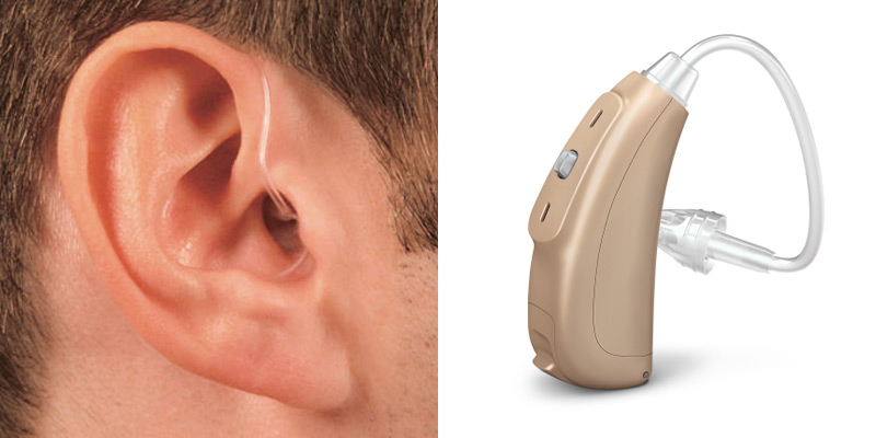 flat behind the ear hearing aids