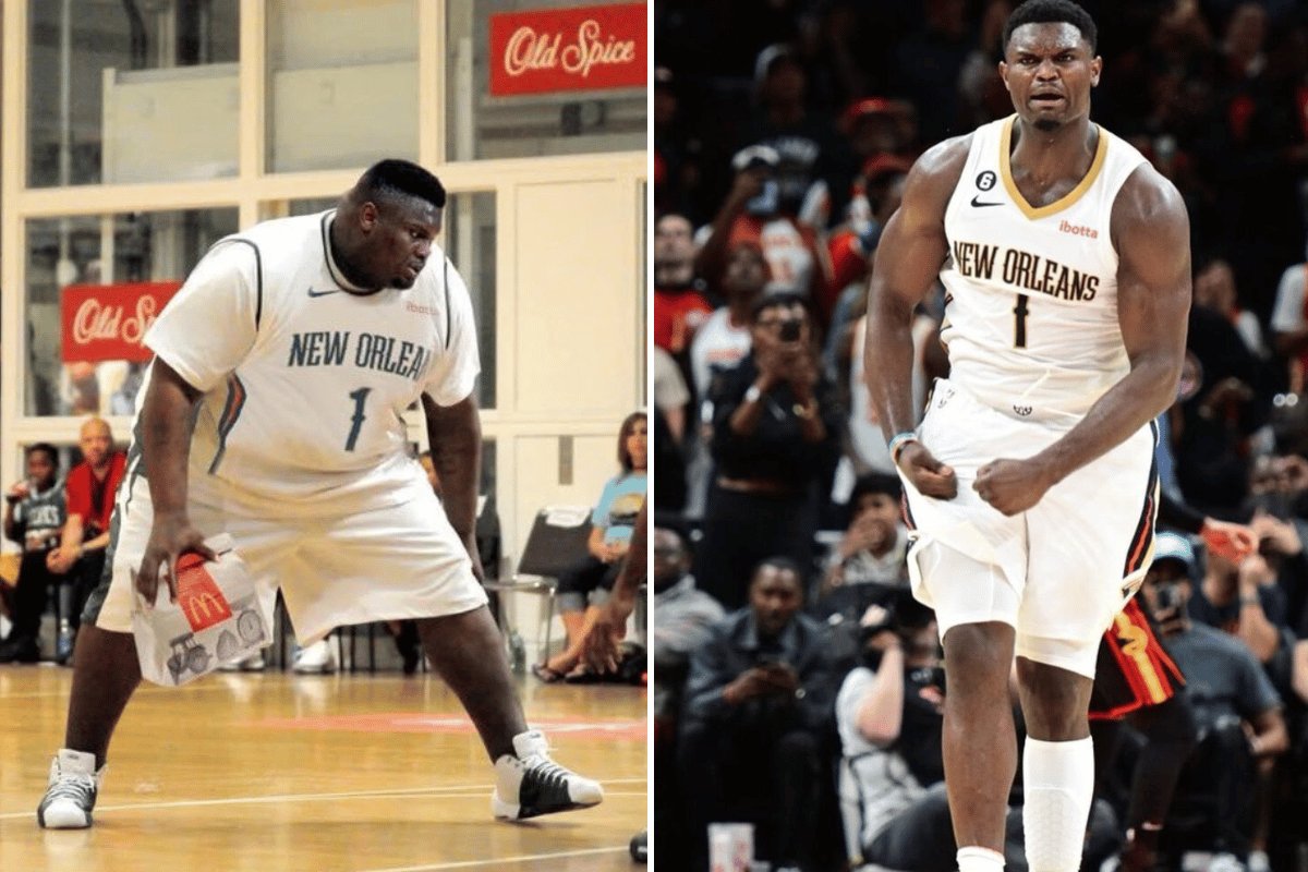 zion williamson weight loss