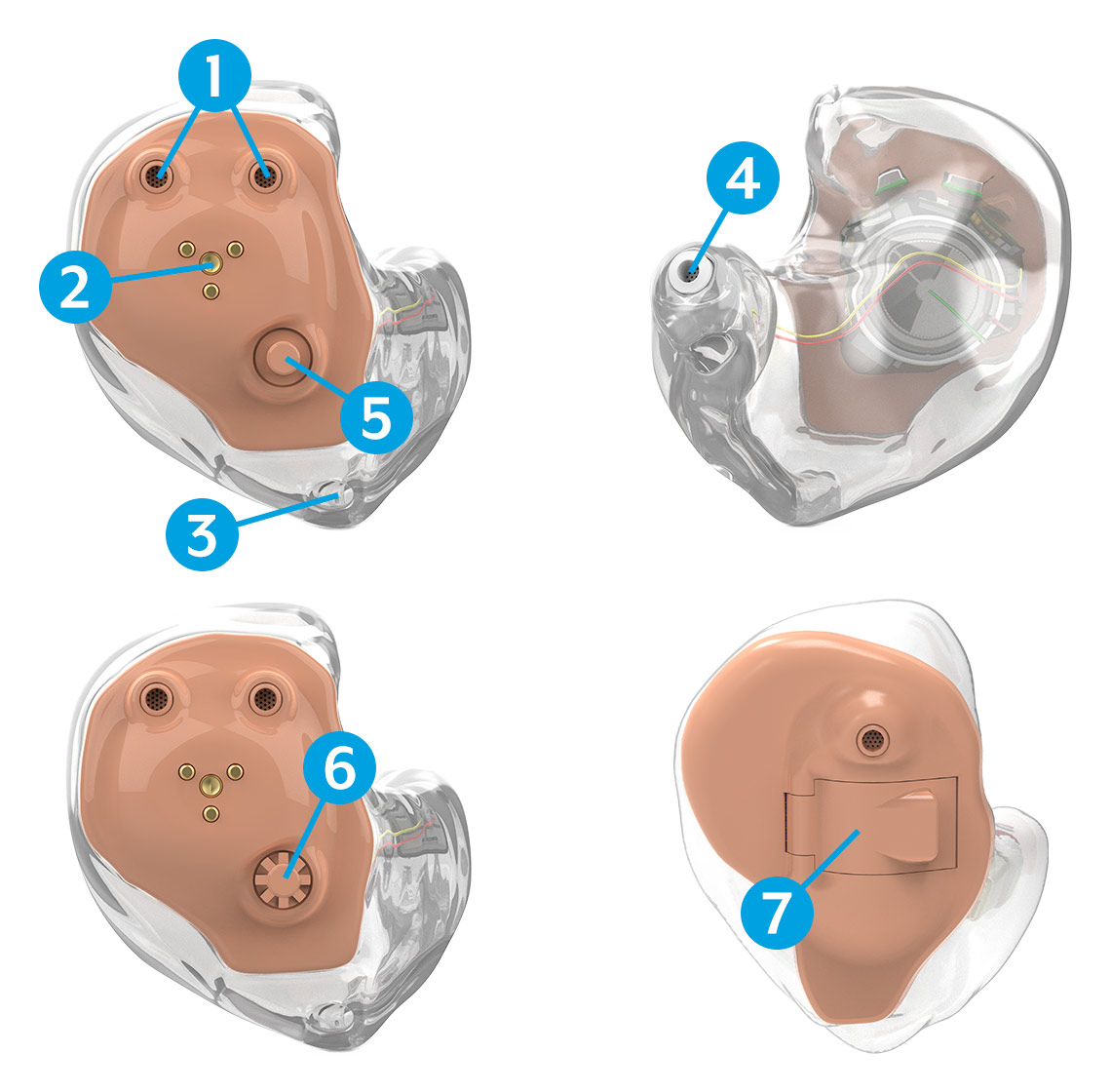 hearing aid parts