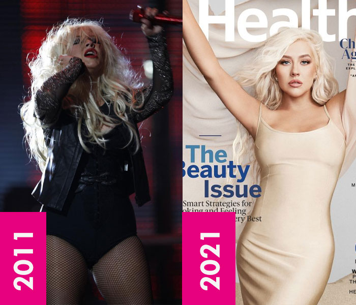 How did Christina lose weight in 2024?