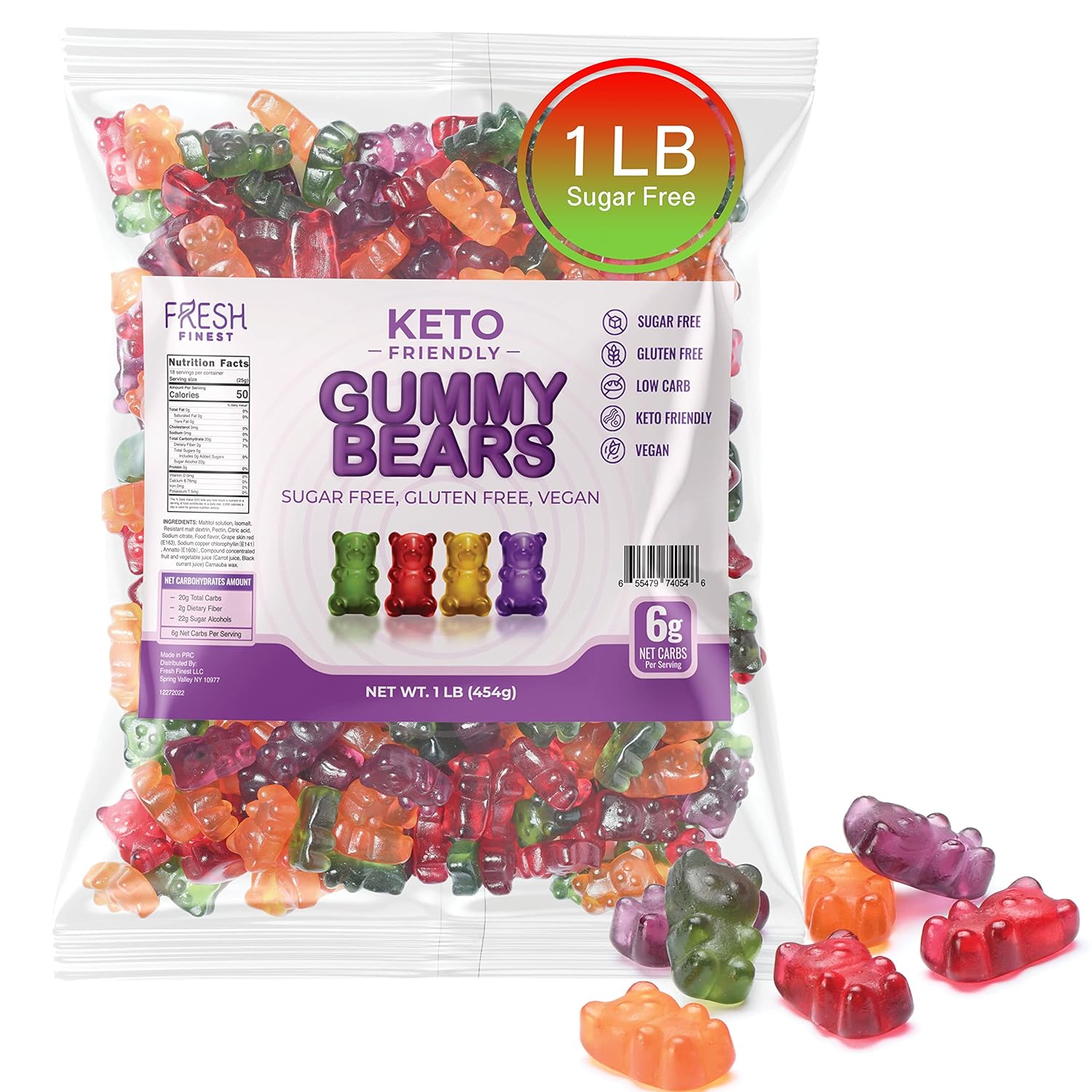 amazon reviews sugar free gummy bears