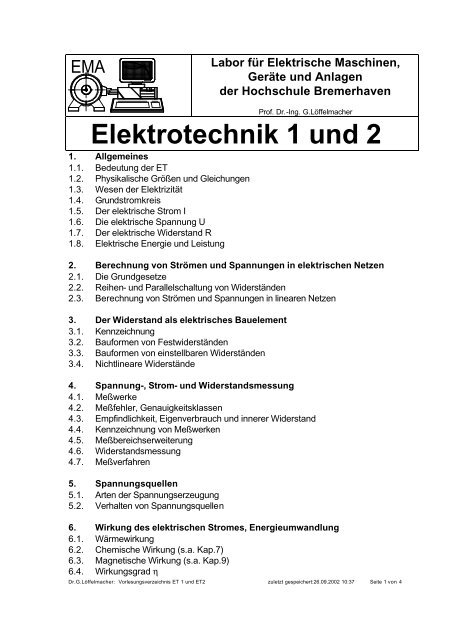 vorlesungsverzeichnis eth