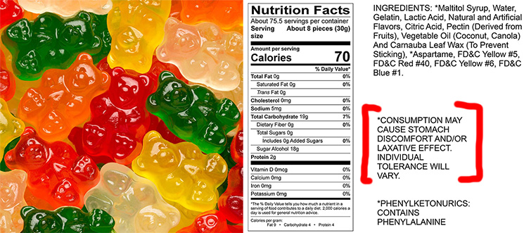 amazon reviews sugar free gummy bears