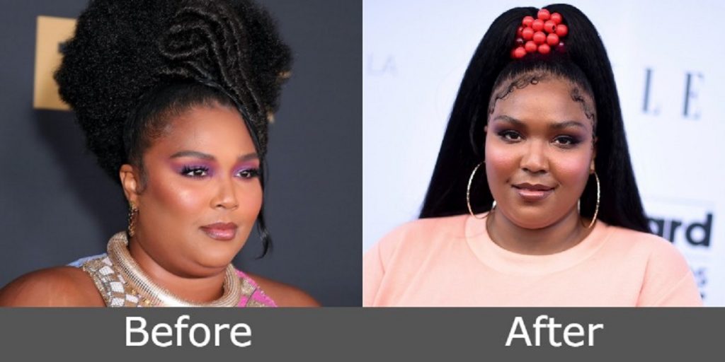 lizzo's weight loss before and after