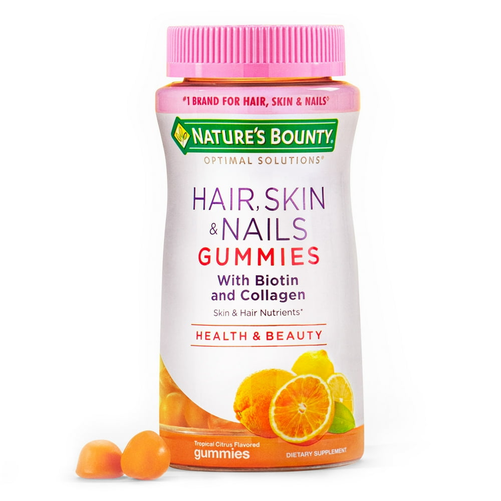 nature made hair skin and nails gummies