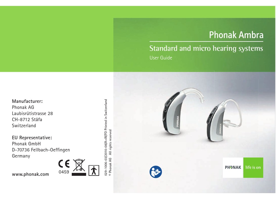 phonak hearing aid user guide