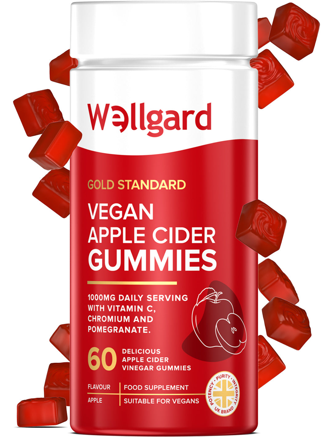 Wellgard Apple Cider Vinegar Gummies