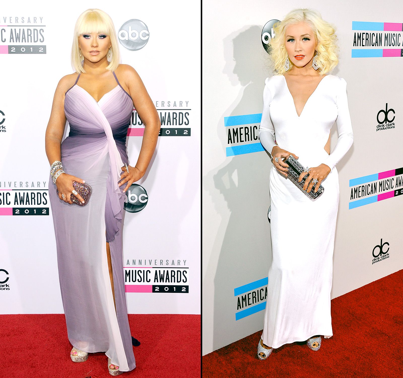 christina aguilera weight loss