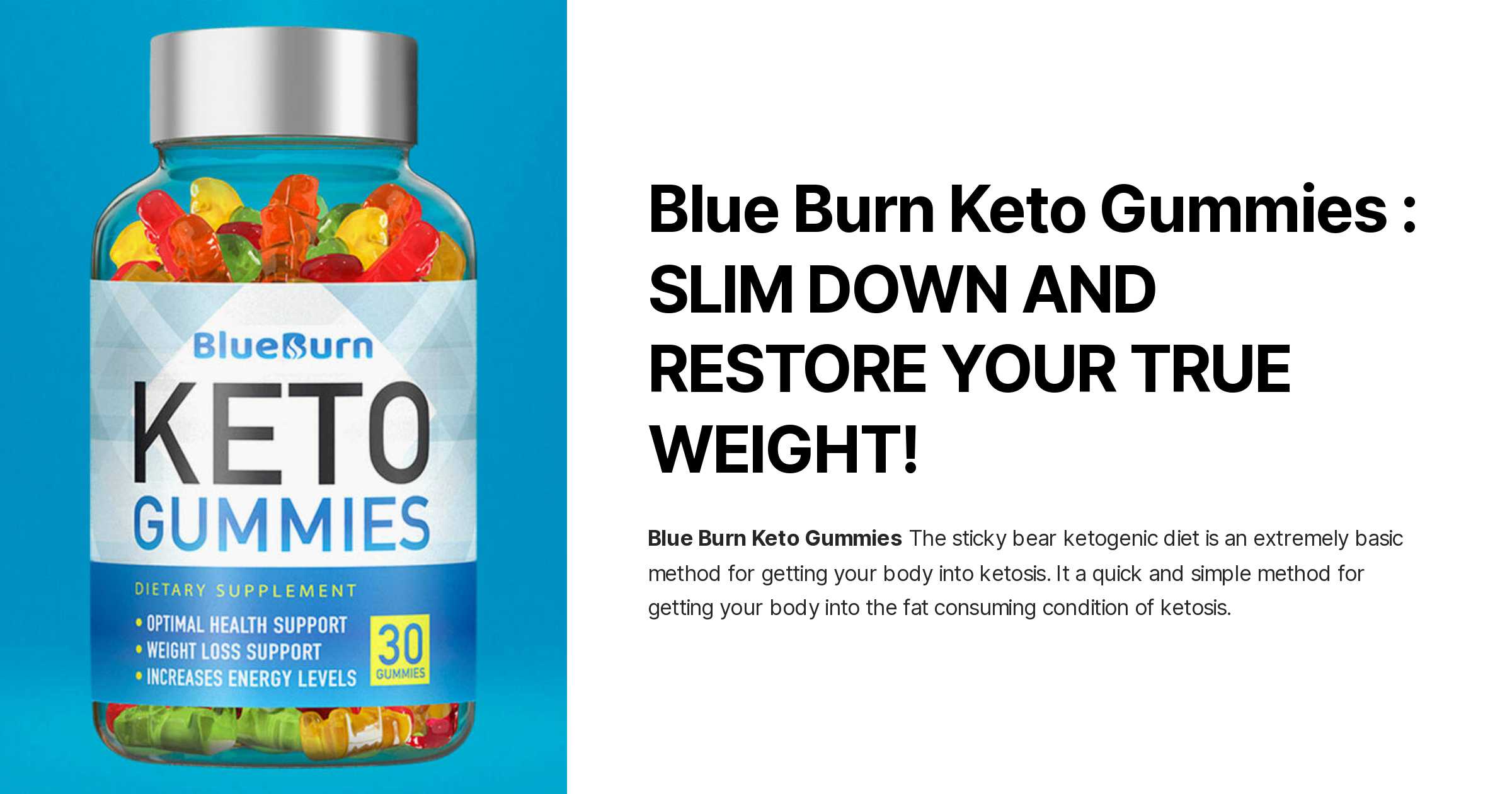 blue burn keto gummies