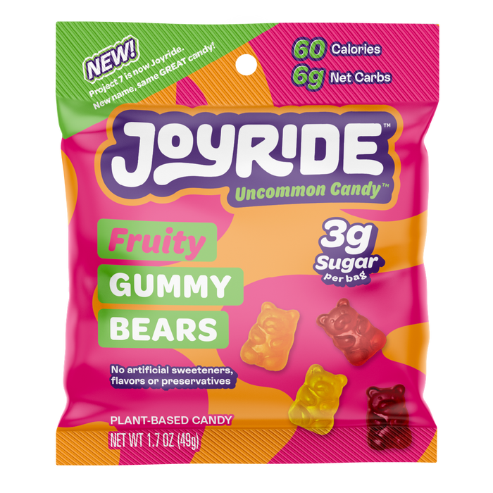 low sugar gummy bears