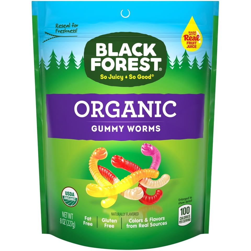 black forest organic gummy worms