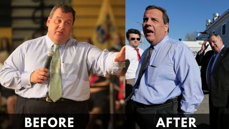 chris christie weight loss