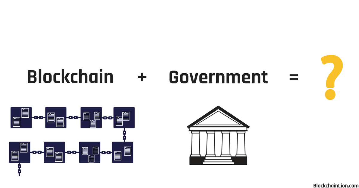 when was blockchain technology first used in a government registry?