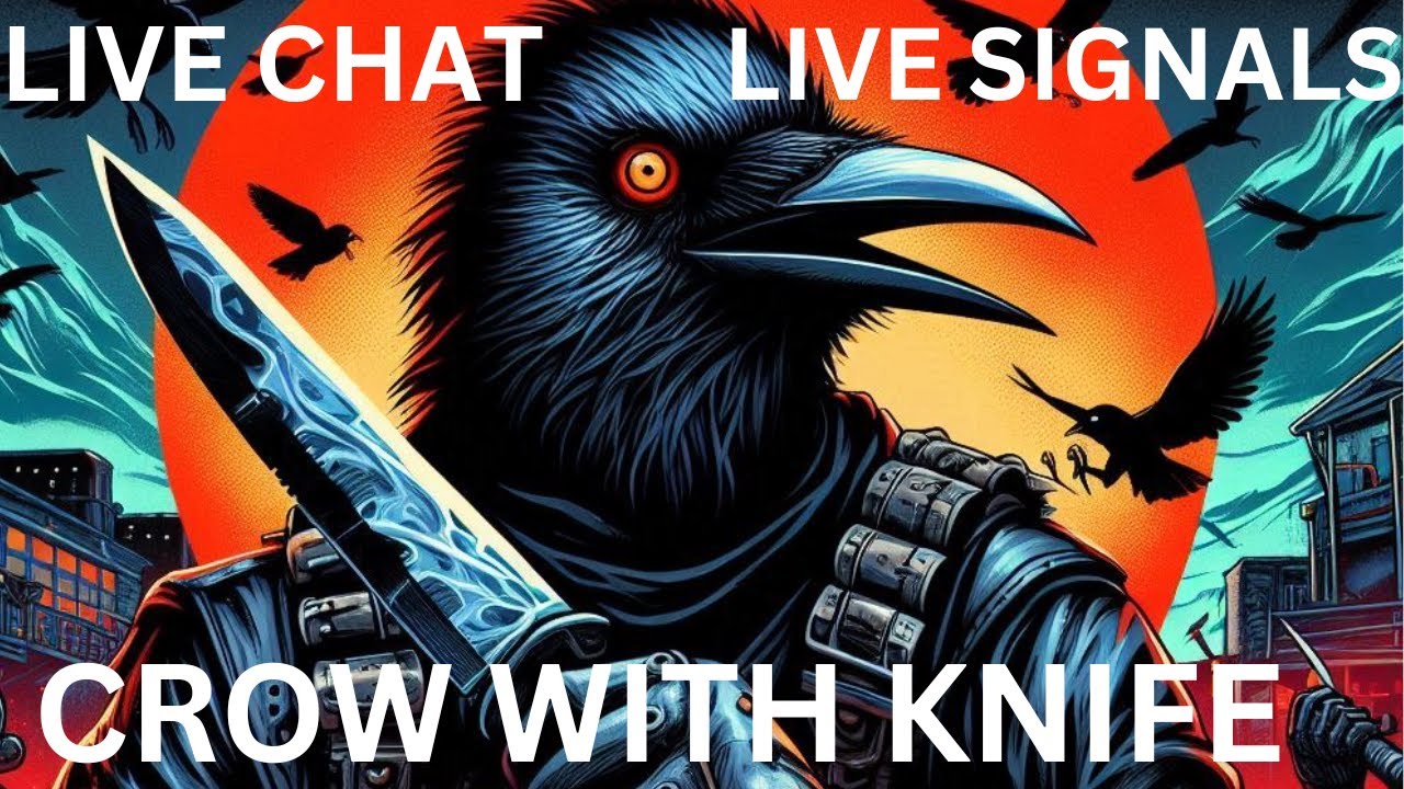 crow with knife crypto