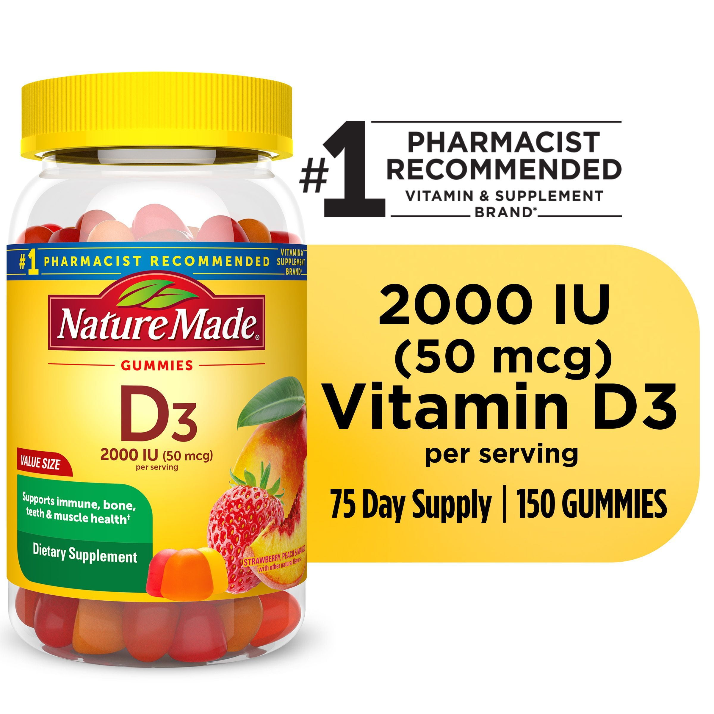 nature made vitamin d3 gummies